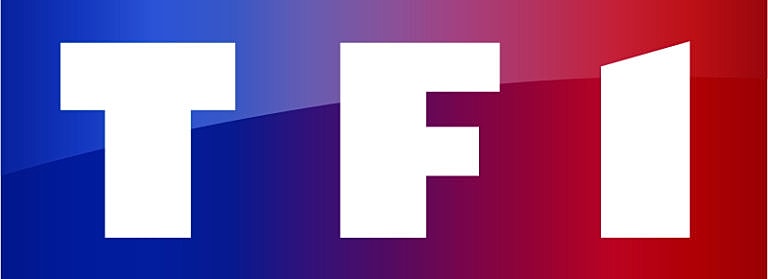 TF1 logo on a gradient background