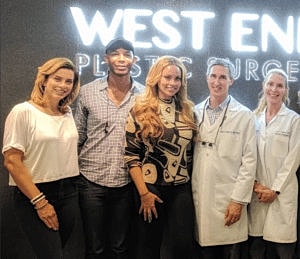 Group photo at West End Plastic Surgery.
